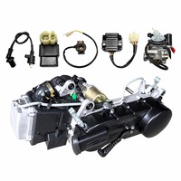 Ensemble moteur de scooter GY6 150cc, 4 temps, complet, carter long, pièce de rechange