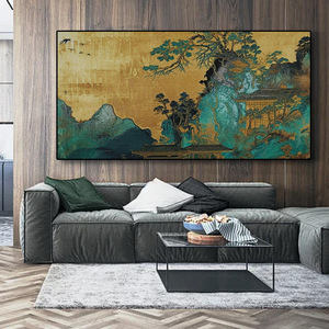 Tableau mural sur toile vertical abstrait minimaliste contemporain Wabi Sabi, nature morte peinte à la main pour la décoration intérieure et les galeries - Product Image 3