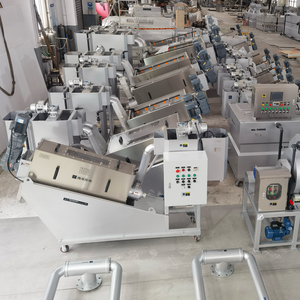 Hochwertige kunden spezifische Edelstahl-Mehrscheiben-Schnecken presse Schlamme nt wässer ungs anlage SPS-Motor pumpe 1 Jahr Garantie - Product Image 2