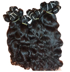 Extensiones de Cabello Remy Indio Sin Procesar, de Una Sola Capa, Puntas Gruesas, Todas las Cutículas Alineadas, Cabello a Granel, Precio de Fábrica al Por Mayor - Product Image 3