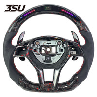 Pour Mercedes Benz W203 W204 W205 W213 W212 W215 CLS CLA a C classe E volant en Fiber de carbone affichage LED accessoires de voiture