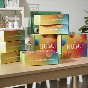 Custom Logo Corrugated Cardboard Kraft Shipping Box Gift Packaging Mailer <b>Boxes</b> - Product Image 1