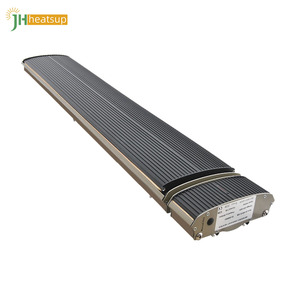 JHheatsup 壁掛け式 2400W 家庭用電気ソーラールーム赤外線セラミックヒーター リモコン付き - Product Image 1
