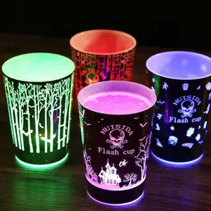 Wholesale PS Food Safety Led Flashing LED Party Supplies Flash Light Up Cups Drinking Water Sensor Led Cup For Bar