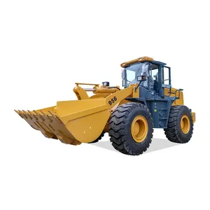 Harga promosi pabrik wheel loader 4x4 wheel drive 5 ton wheel loader dengan AC