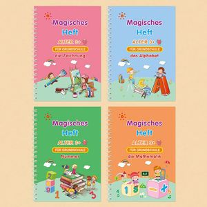 Cuaderno de Papel con Ranuras Impresas en 3D, Libro Infantil para Aprender Números, Letras, Caligrafía, Ejercicios de Trazado, Regalo - Product Image 3