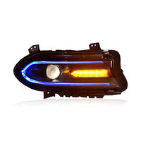 Ensemble de phares de voiture, phares LED modifiés et améliorés pour Dodge Mustang 2015-2019