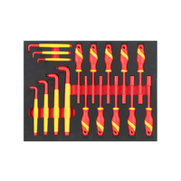 Juego de Herramientas Manuales Aisladas Multifuncionales SKY HAMMER TC-24 de Alta Calidad, 24 Piezas, Garantía OEM de 3 Años, Herramientas Eléctricas Aisladas VDE