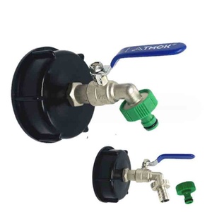 อะแดปเตอร์ถัง IBC รุ่น S100 X 8 สำหรับก๊อกน้ำขนาด 1/2, 3/4 นิ้ว สำหรับอะแดปเตอร์ทางออกทองเหลือง วาล์วน้ำฝนทองเหลือง ข้อต่อน้ำฝนทองเหลือง - Product Image 4
