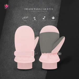 ถุงมือกันหนาวหนานุ่มสำหรับผู้ชาย  ใช้ได้กับหน้าจอสัมผัส เหมาะสำหรับกีฬากลางแจ้ง เล่นสกี สโนว์บอร์ด ปั่นจักรยาน ทำจากโพลีเอสเตอร์ - Product Image 2