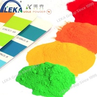 Revêtement en Poudre Fluorescent à Disposition, Peinture Thermodurcissable en Poudre, Couleur Néon pour Pulvérisation