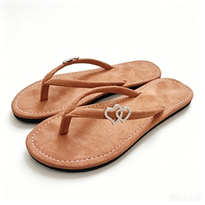 <span class=keywords><strong>Ciabatte</strong></span> piatte in similpelle da donna <span class=keywords><strong>con</strong></span> decorazioni in pietra, sandali casual da esterno <span class=keywords><strong>con</strong></span> cristalli, infradito. - Product Image 2
