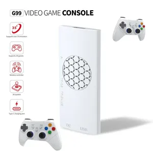 Console de jeu TV Qbuy G99 128 Go avec double manette, prend en charge plus de <span class=keywords><strong>35</strong></span> émulateurs, sortie 4K, sans fil 2,4 GHz, plus de 20 000 jeux intégrés - Product Image 2