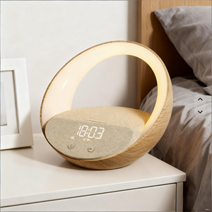 Loa Di Động 7-Trong-1 Không Dây Trạm Sạc Đồng Hồ Báo Thức RGB Ánh Sáng Ban Đêm 15W Sạc Nhanh Cho 5.3 Trong Nhà/Ngoài Trời Sử Dụng - Product Image 1