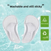 Supports de voûte plantaire en silicone pour pieds plats, jambes en O/X, antidérapants, transparents, demi-pointure, coussinets de voûte plantaire à sept points, garantie à vie, pour hommes et femmes