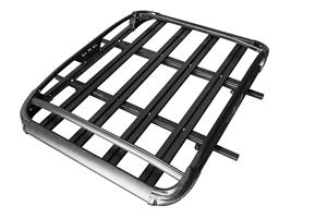 Portapacchi per Auto portapacchi per Auto vendita calda universale in alluminio 4x4 cestino universale per Auto con strisce cromate - Product Image 4