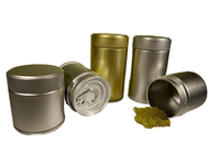 Boîtes en fer blanc hermétiques personnalisables pour thé, épices et café, qualité alimentaire, avec logo sur mesure, pour matcha, emballage en métal