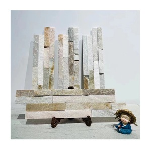 Tấm Ốp Tường Đá Veneer Màu Be Tự Nhiên Mỏng Tự Nhiên Của Trung Quốc Để Trang Trí Ốp Tường Nhà Ngoại Thất - Product Image 4