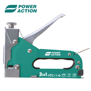 Gỗ Làm Việc Tay Công Cụ Hướng Dẫn Sử Dụng Đinh Stapler Stapler Súng Hình Dạng U 10-12Mm Tay Tacker Với 3Pcs Pins - Product Image 1