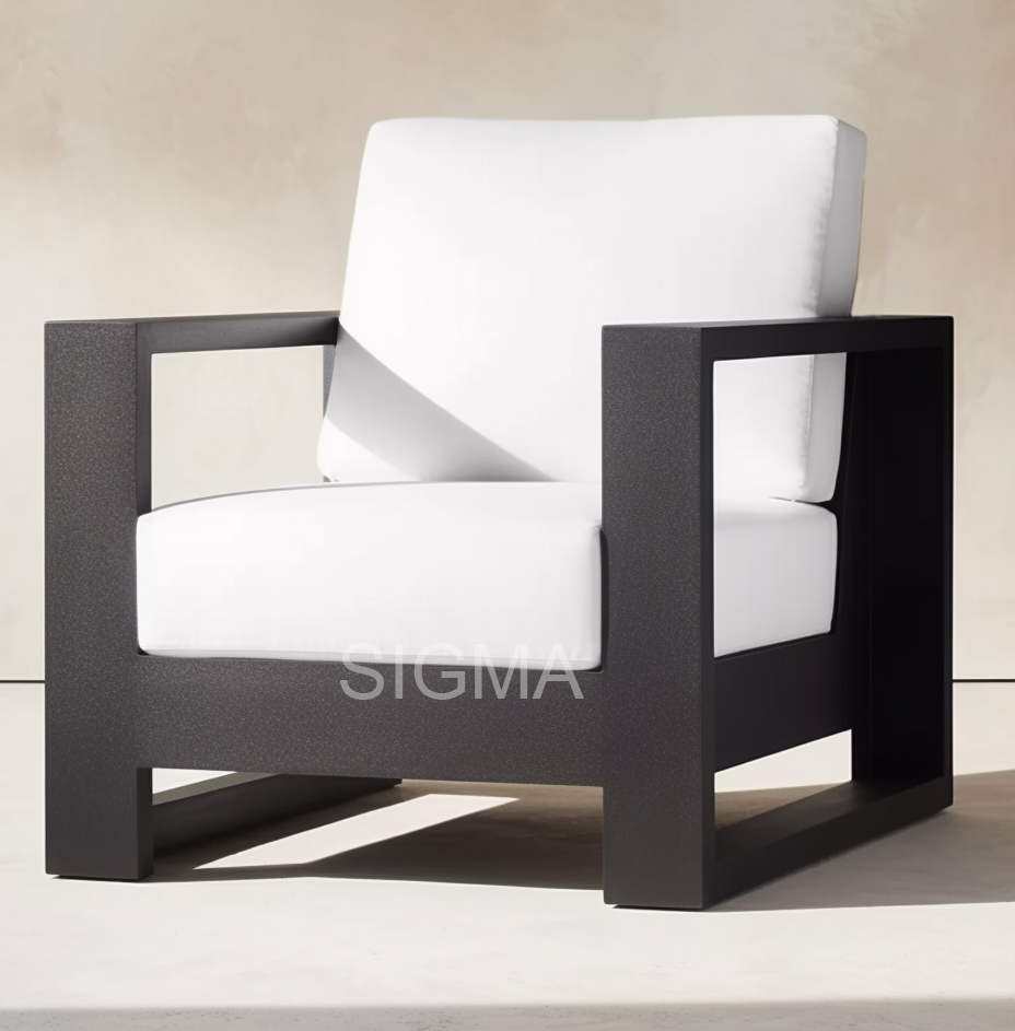 Customized Modern Patio Garden Sofas Set Waterproof Fabric Living Room Sectional L Shape Sofa Set