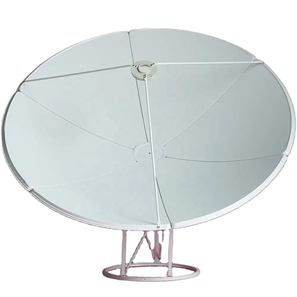 Eurostar Antena Parabola C Band, Parabola Focus 180Cm Prime (6 Kaki) dengan Dudukan Tiang