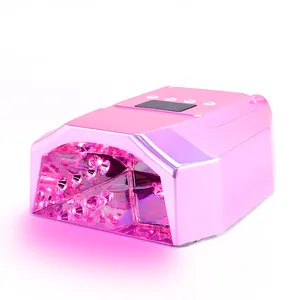 2024 New Product Gradient Color 98W Portable Cordless Pro Cure LED Nail Lamp Professional Low Heat Function For Nail Salon