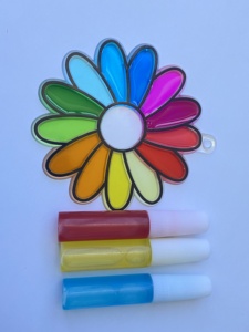 Venta al por mayor de moldes personalizados disponibles DIY ventana arte llavero princesa Suncatcher ventana cadena - Product Image 4