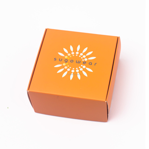 FAVORCRAFTS Cajas de Regalo Personalizadas Reciclables con Logotipo Naranja, Cajas de Cartón para Zapatos y Ropa, Cajas de Envío por Correo para Pequeñas Empresas - Product Image 3