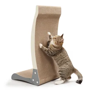 Fabrika toptan OEM ODM L şekli interaktif kedi scratcher birleştirin