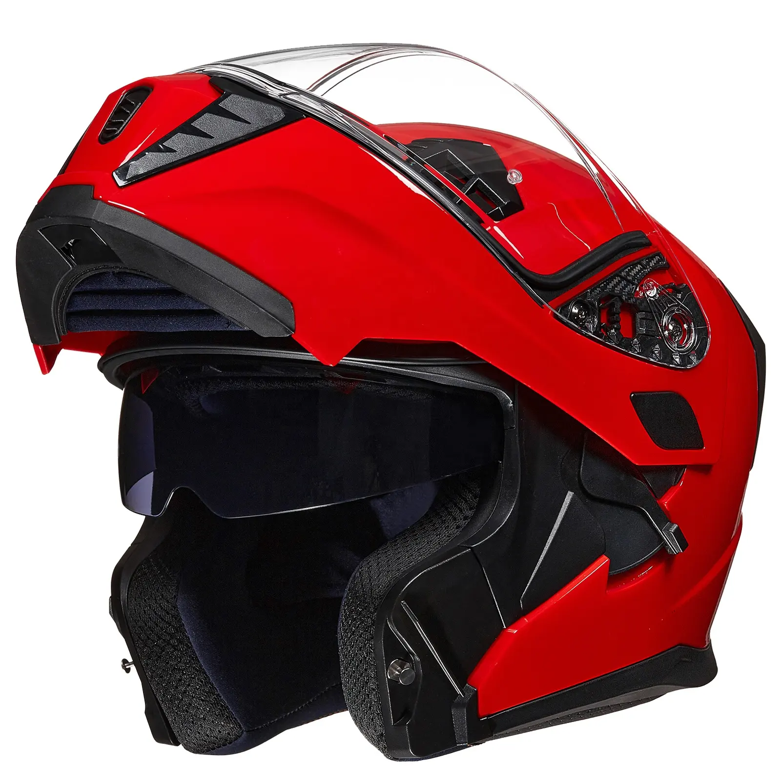 Best Selling Good Quality ILM Motorcycle Modular Full Face Helmet for Adult Flip up Dual Visor LED Tail Light Optional DOT
