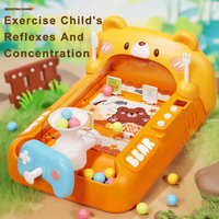 Lustige Familie Desktop-Spiele niedlichen Cartoon benutzer definierte Mini Flipper Shooting Spiel automat Kunststoff Lernspiel zeug für Kinder