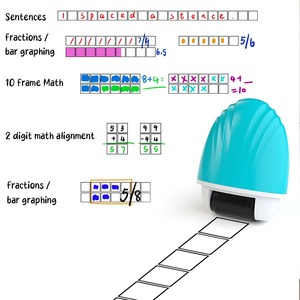 Tampon indispensable de l'enseignant: Tampon à double ligne et grille pour la pratique de l'<span class=keywords><strong>orthographe</strong></span> des mots et la <span class=keywords><strong>correction</strong></span> des erreurs mathématiques - Product Image 2
