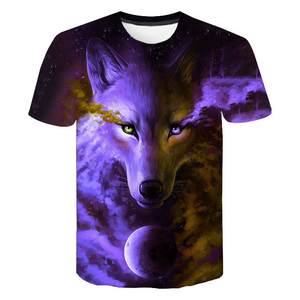 <span class=keywords><strong>T</strong></span>-<span class=keywords><strong>shirt</strong></span> à séchage rapide pour homme, imprimé, <span class=keywords><strong>personnalisé</strong></span>, loup, 3D, XXS-<span class=keywords><strong>6XL</strong></span> - Product Image 4