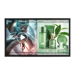 23.6 inch treo tường Máy nghe nhạc quảng cáo Android kỹ thuật số biển mạng wifi AD <span class=keywords><strong>Video</strong></span> <span class=keywords><strong>Player</strong></span> với CMS phần mềm - Product Image 2