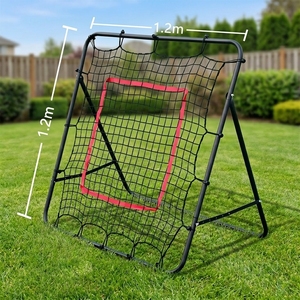 Red de Rebote de Fútbol Portátil Ajustable, Portería de Entrenamiento para Remates de Balón, <span class=keywords><strong>Multideportiva</strong></span> - Product Image 6