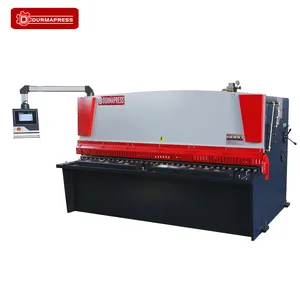 Durmapres 2500mm acero hidráulico cizalla CNC viga oscilante máquina cortadora de metal tijeras eléctricas