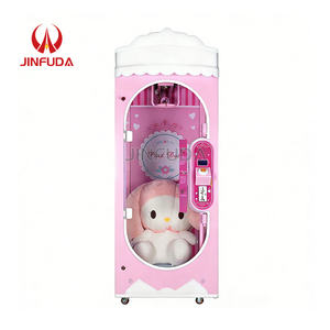 Máquina de Juego <span class=keywords><strong>Arcade</strong></span> Operada con Monedas, Diseño de Muñeca Rosa, Directo de Fábrica, Metálica Resistente, para Interiores, Juego de Habilidad con Grúa y Dispensador de Premios - Product Image 5