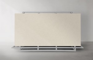 หินเผาผิวเรียบขัดเงาคุณภาพพรีเมียม ขนาด 3200x1600 มม. หนา 12 มม. ผิวเรียบเนียน สำหรับเคาน์เตอร์ครัว สีขาวหัวซาน - Product Image 2