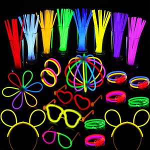 Venta caliente Chemical Light Celebration Hair Hoop Glow Sticks Brilla en la oscuridad Suministros para fiestas para Halloween Pascua Navidad - Product Image 2