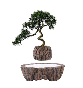 Béton créatif bonsaï lévitation magnétique Pots de fleurs flottants Bonsaï <span class=keywords><strong>Pot</strong></span> et jardinières Résine Succulent Pots de fleurs - Product Image 3