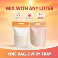 Litière pour chat en manioc sans résidus chimiques, biodégradable, jetable aux toilettes, forte absorption, faible poussière, hygiène pour animaux de compagnie