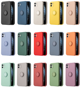 Gran oferta, <span class=keywords><strong>2</strong></span>,0 MM, silicona líquida, Color caramelo, manos libres con soporte de anillo de tira, funda de teléfono para <span class=keywords><strong>iPhone</strong></span> <span class=keywords><strong>11</strong></span> 12 13 Pro Max 14 15 - Product Image 6