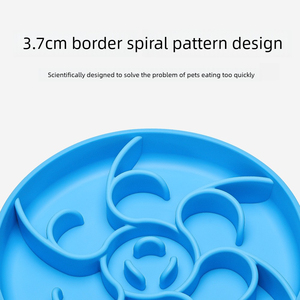 Silicone Pet Dog <b>Slow</b> <b>Feeder</b> Bowl Anti-tip Feature Non Slip Anti-Gulping for Large Medium Small Dogs Puppy and Cats - Product Image 3