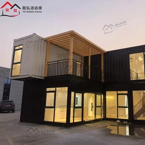 Luxury Tea Room Leisure Cottage Fast Installation Flat Pack Container Prefabricated House Coffee Bar Shop