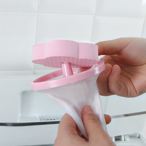 ถุงตาข่ายดักเส้นใยสำหรับกำจัดขนถุงเก็บลูกบอลทำความสะอาดคราบสกปรกเครื่องซักผ้าแผ่นกรองสำหรับซักผ้า - Product Image 6