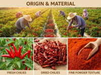 Especias Gourmet, Hierbas y Productos: Polvo de Chile en Especiero, Ideal para Kits Culinarios, Regalos Navideños, Especias al por Mayor