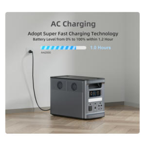 Générateur solaire portable 2000W avec batterie LiFePO4 pour ordinateurs portables, drones et appareils photo, idéal pour le camping et les situations d'urgence - Product Image 4