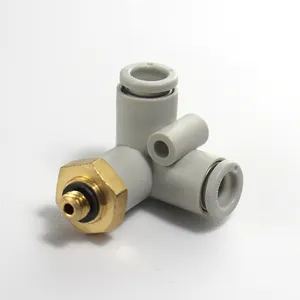 Junta neumática de alta calidad serie YBL KQ2D con conexión vertical roscada de dos tubos que no es fácil de disparar