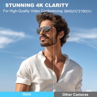 ELP 4K 30FPS Ultra HD USB Webcam con micrófonos con carcasa de metal pequeña Lente de 3,6mm HFOV 93 grados Driver gratis para PC