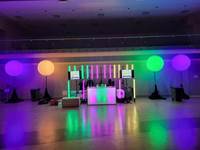 Lumière de ballon 600W RGB CCT, sphère blanche réglable, design personnalisé, éclairage gonflable pour événements, lampe décorative pour festivals